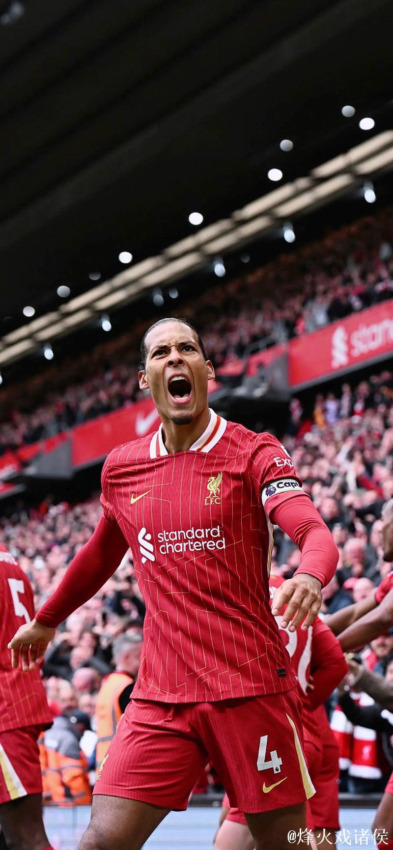 范戴克成为本季英超20+次空中对抗球员中成功率之最，达80%